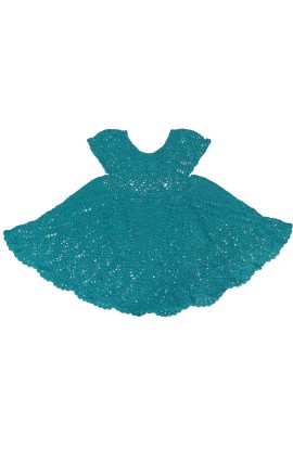 Unique and Beautiful Thread Crochet Design Handmade Baby Frock For 3-5 Year