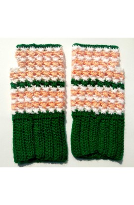Graminarts Adorable Handmade Multi Colour Fingerless Gloves Only Made In India 