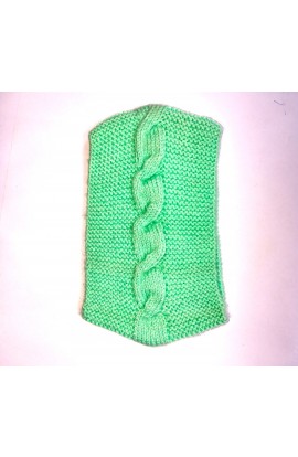 Unique Stylish Spring Green Half Cap Woolen Graminarts Knitted Head Band For Kids
