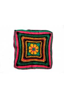 Unique and Beautiful Woollen Multicolour Handmade Home Decor Pillow Cover