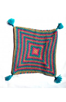 Graminarts Handmade Woolen Crocheted Home Decor Pillow Cover