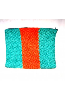 Hand Crocheted Woolen Graminarts Pillow Cover For Home Decor