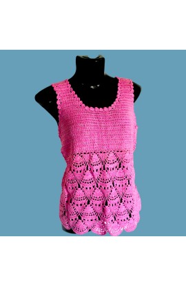 Handmade Fashion With Graminarts Crochet Thread Tops For Girls & Women