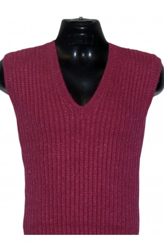 Handmade Woollen Sleeveless Graminarts Sweater For Gents 