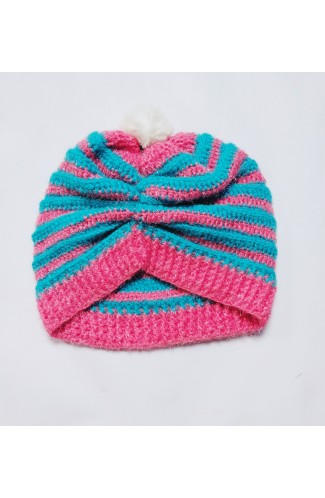 Unique Stylish Graminarts Hand Knitted Cap For Kids - ( 5 - 7 Year)