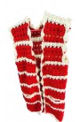 Red and white color beautiful desing Handmade cardigan for Ladies 